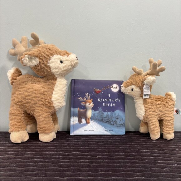 RARE Jellycat Mitzi Reindeer BNWT - Picture 2 of 7